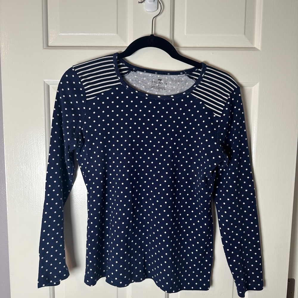 100% cotton pajamas from Talbots